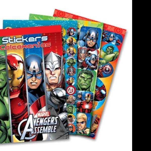 CALCOMANIA ESC. AVENGERS GRANMARK PAQ. C10H. E.100